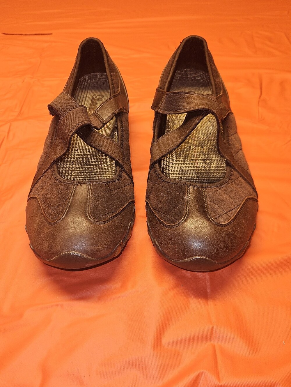 Skechers Mary Janes Bike Series w/Elastic Criss Cross Straps Size 9 G.U.C.